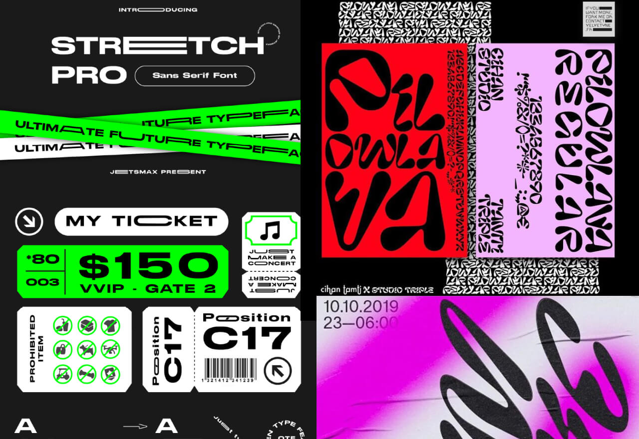 超酷字体推荐!3款新颖好玩英文字体推荐！