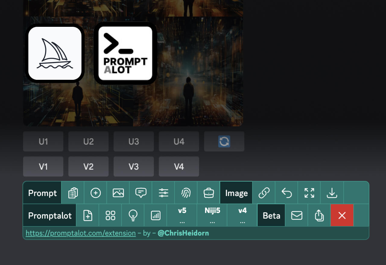 Promptalot Helper——Midjourney超好用提示词插件！