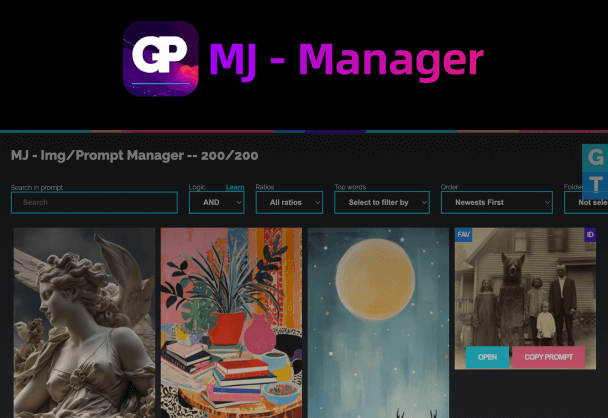 MJ - Manager丨Midjourney社区图片抓取免费神器