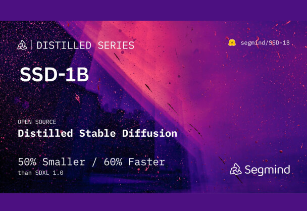 SDXL模型精简版上线丨SSD-1B体积小速度快！