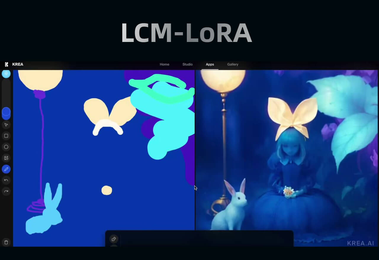 LCM-LoRA丨扩散模型AI生图迈入实时时代