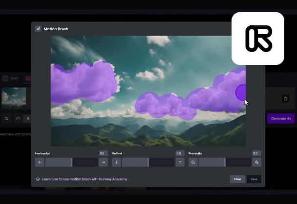 Runway推出多项新功能丨Motion Brush正式上线
