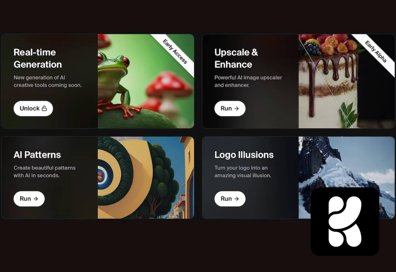 超强实时成像 Krea AI开放测试丨免费使用指南