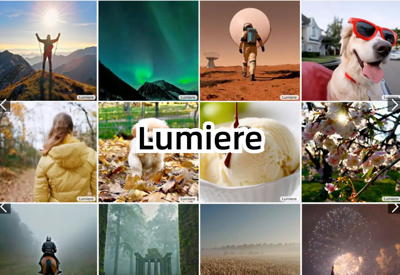 谷歌最新发布的Lumiere先进视频AI技术！