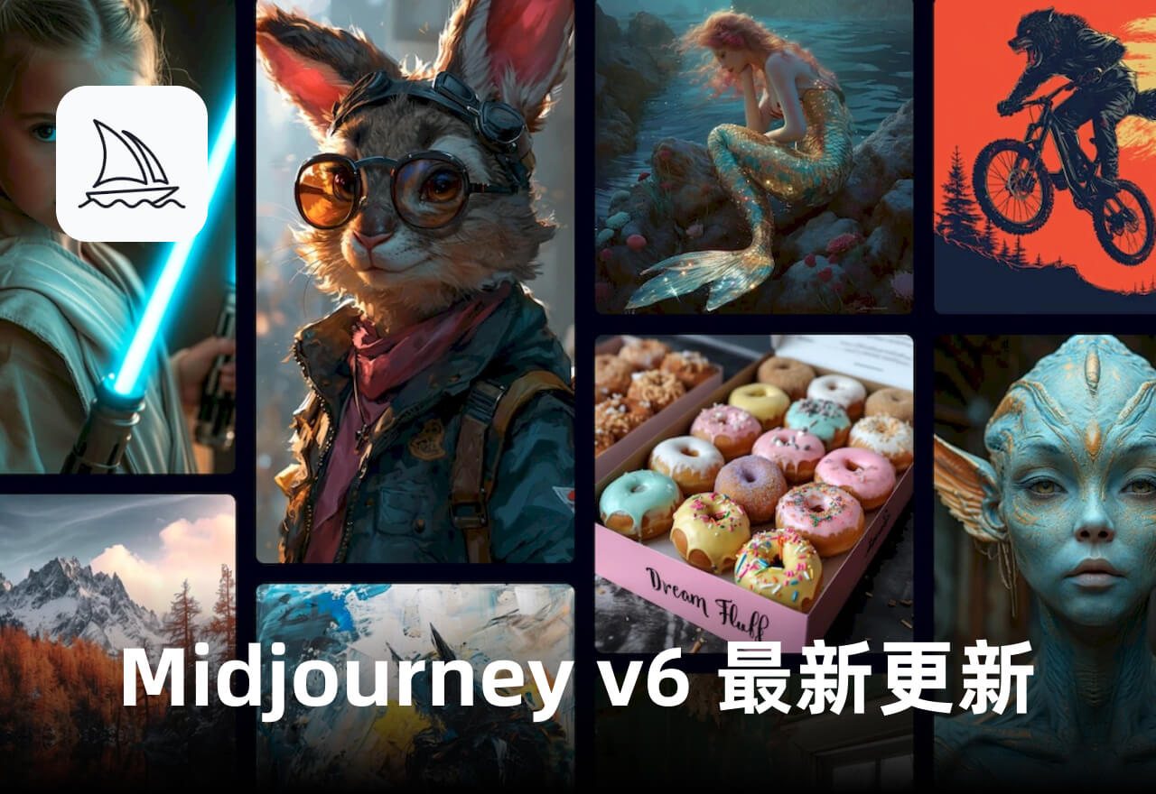Midjourney V6更新啦！开放平移丨缩放丨局部修复
