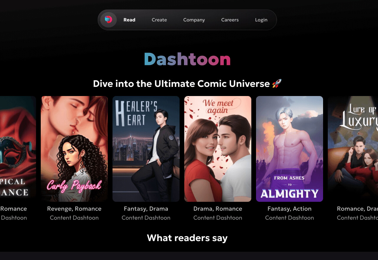 Dashtoon丨免费AI漫画创作平台！