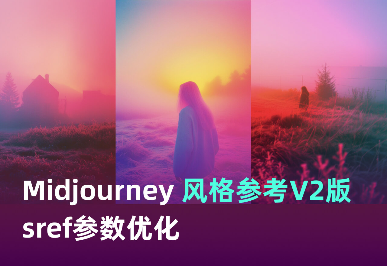 Midjourney风格参考功能升级V2版丨sref参数优化
