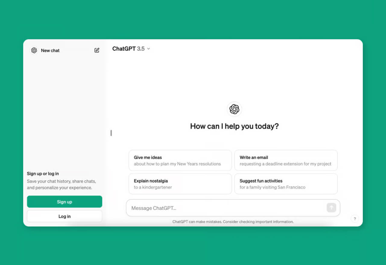 OpenAI开放ChatGPT 3.5免费使用丨无需注册