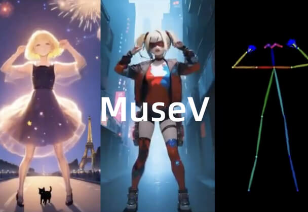 MuseV丨照片生成虚拟人视频完整解决方案