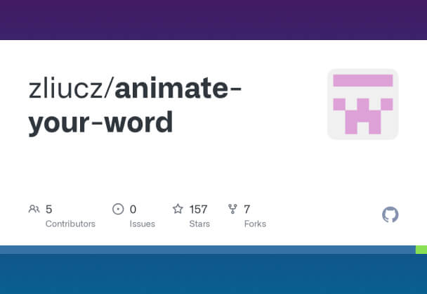 Dynamic Typography 动态字体动画模型