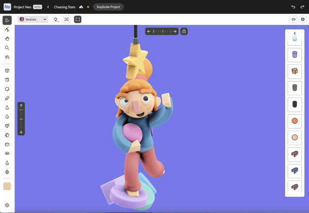 Adobe 发布Project Neo beta版轻量级3D在线协作