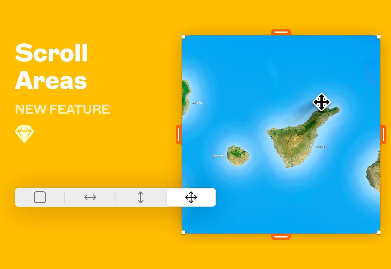 Sketch 100版本按钮交互和可滚动交互实例01