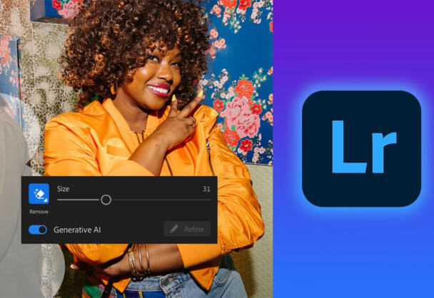 Adobe Lightroom新增AI功能:生成式去除和镜头模糊
