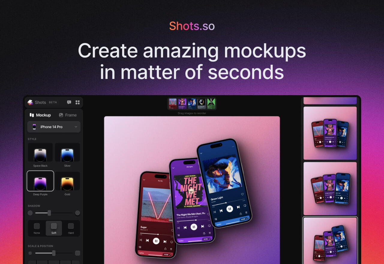 shots.so丨免费在线样机展示工具