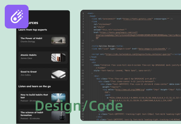 Galileo AI"Design to Code"功能上线！