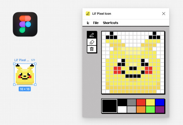 Figma插件丨Lil' Pixel Icon轻松绘制像素图标
