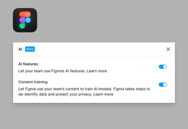 教你关闭Figma的AI训练功能，保护你的设计隐私