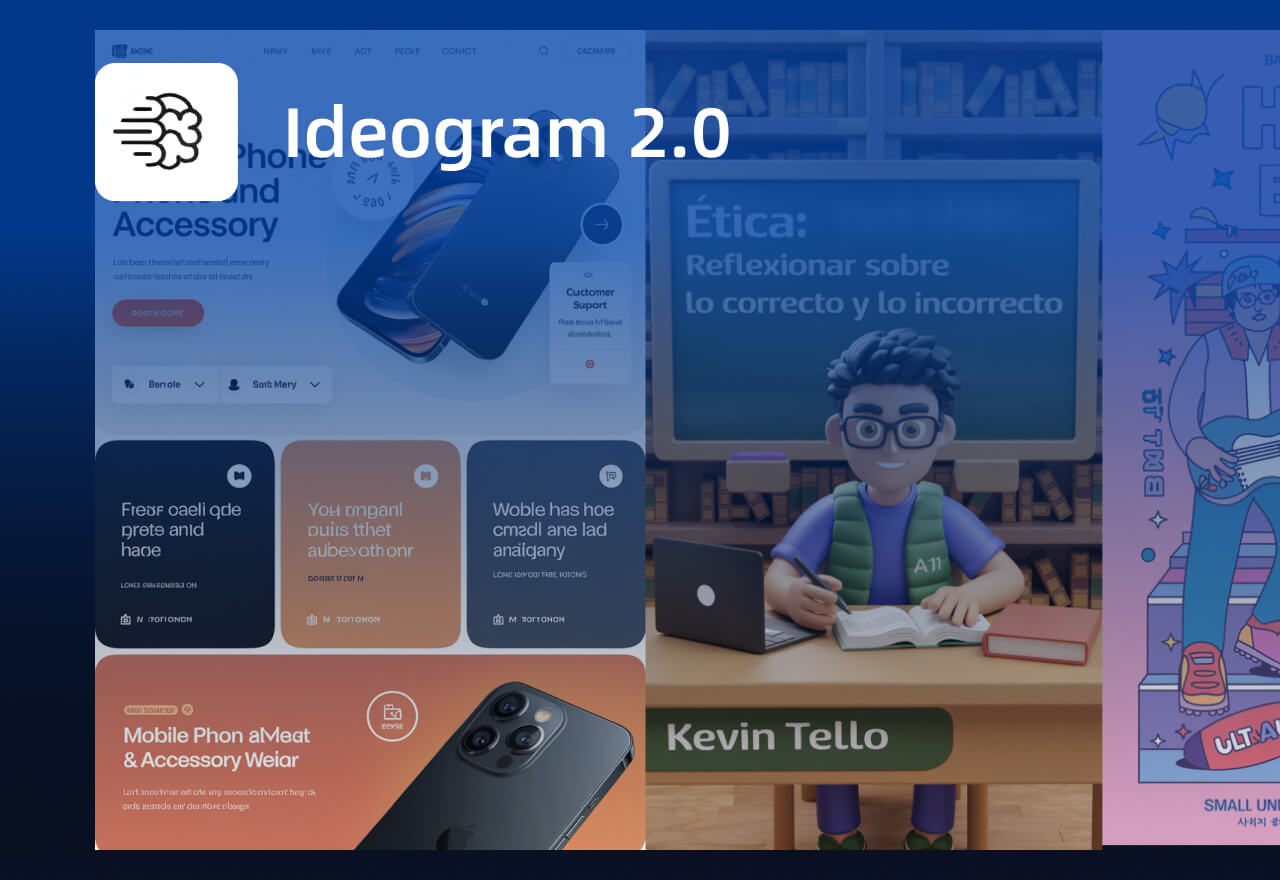 Ideogram 发布2.0版本丨能力增强可生成海报、网页设计