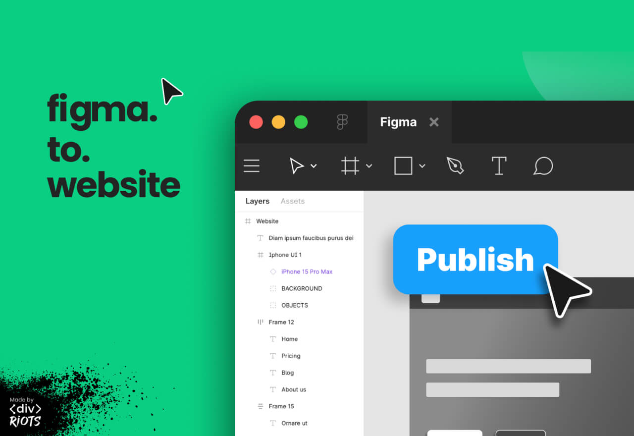 Figma.to.website插件设计稿一键变网站！