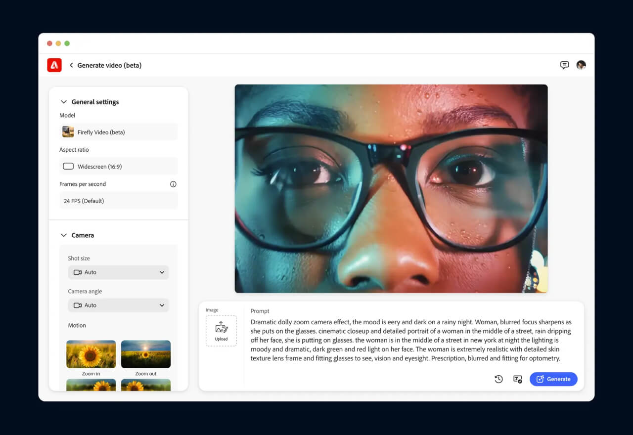 Adobe Firefly AI视频模型即将上线！