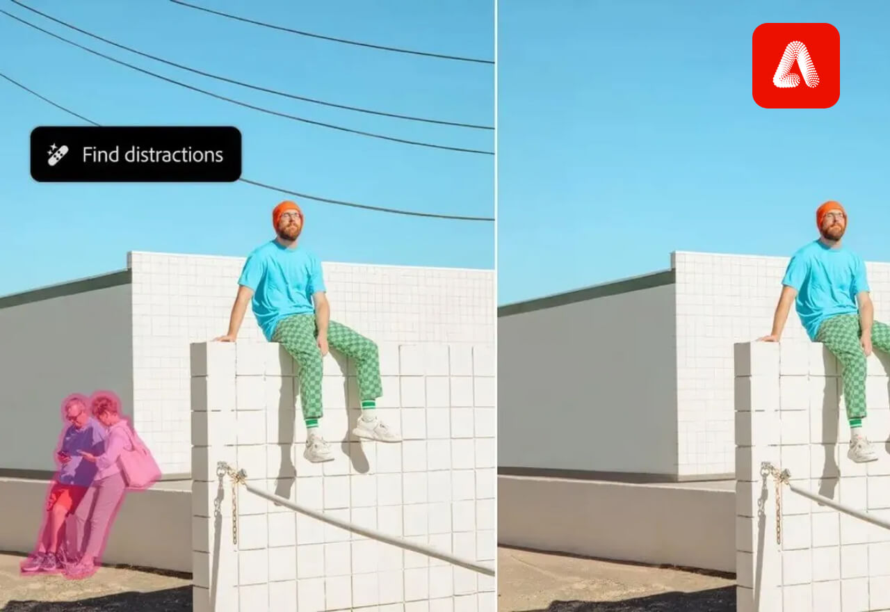 Adobe Max 2024丨Photoshop更新干扰移除功能