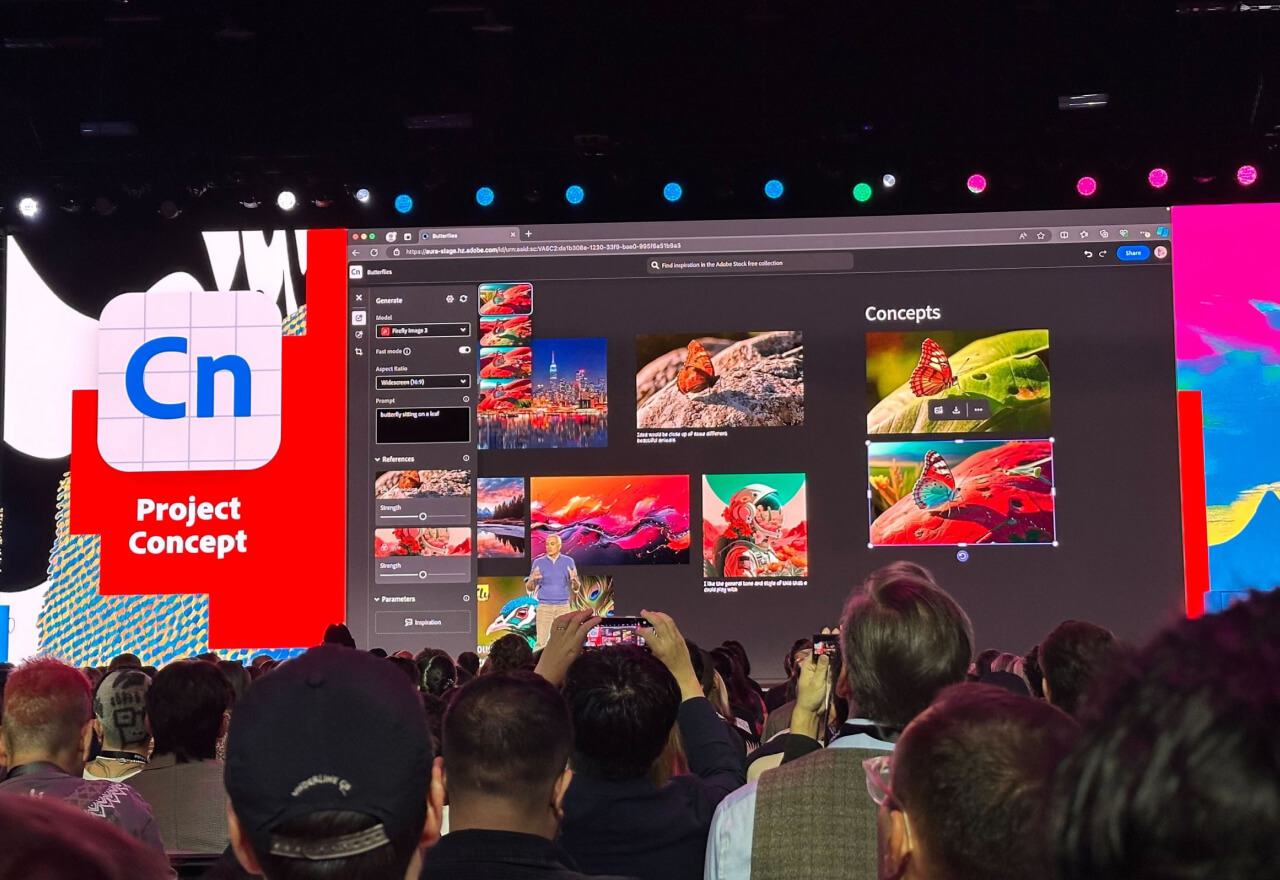 Adobe MAX新品Project Concept丨情绪板和概念设计AI工具