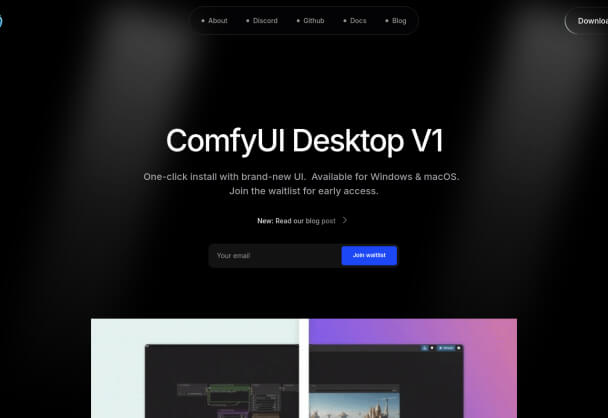 ComfyUI 发布全新桌面版本ComfyUI V1丨一键安装更便捷