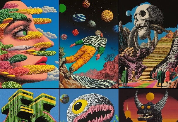 复古未来主义的视觉狂想