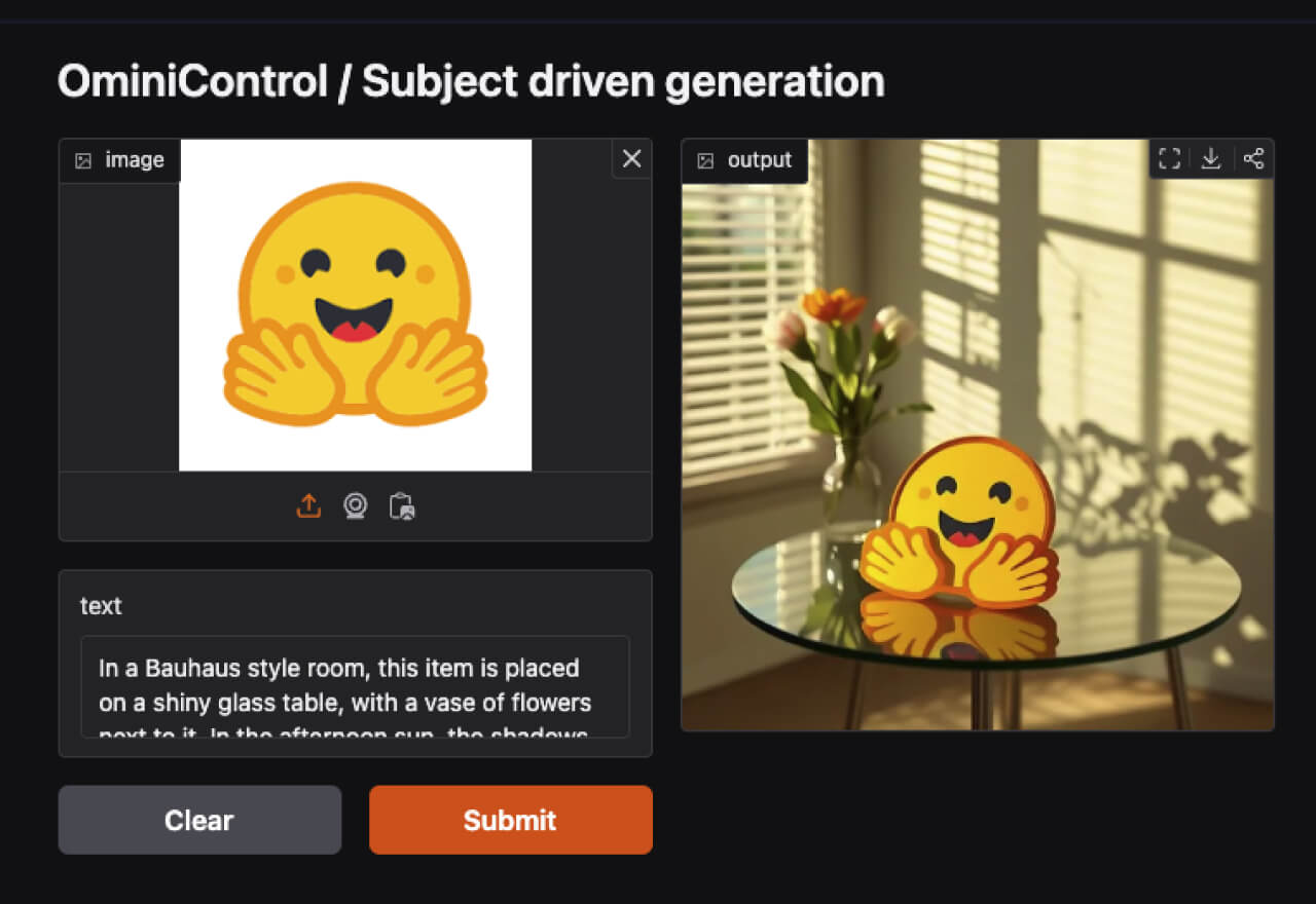 OminiControl丨基于FLUX.1的全面图像控制框架