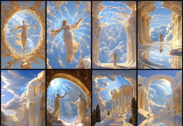 光明主宰：天堂之境的视觉诗篇