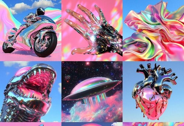 幻彩镀铬：未来主义视觉艺术