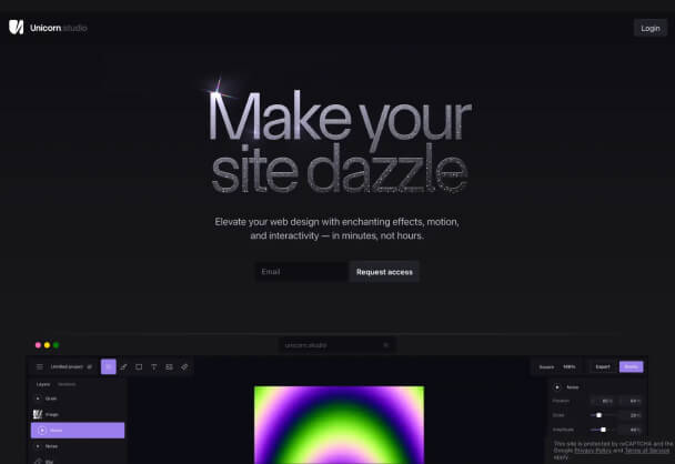Unicorn Studio丨轻松搞定网页动态效果的设计神器