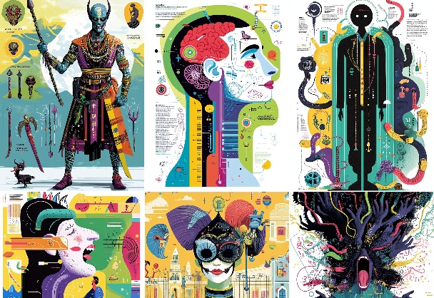 现代潮流艺术插画设计