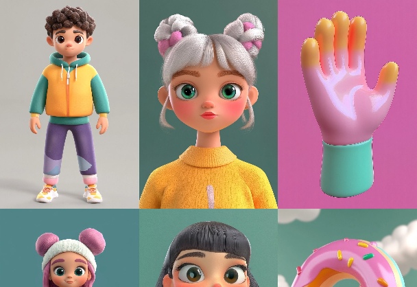 3D卡通人物角色设计
