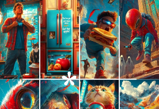 趣味电影海报风格