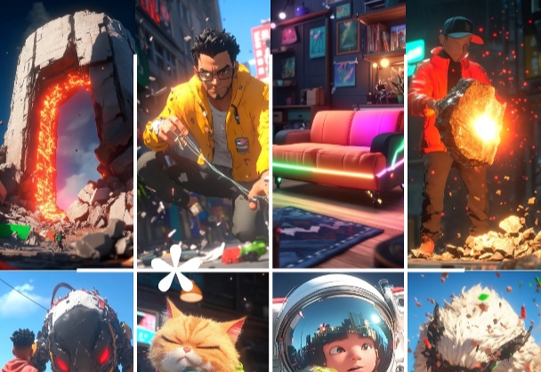 潮流3D动漫风格场景