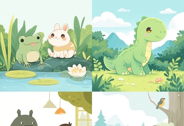 治愈系萌宠漫画风格