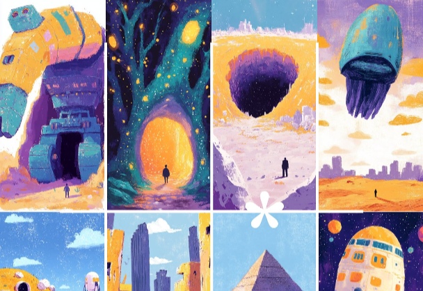 绚丽科幻探索场景