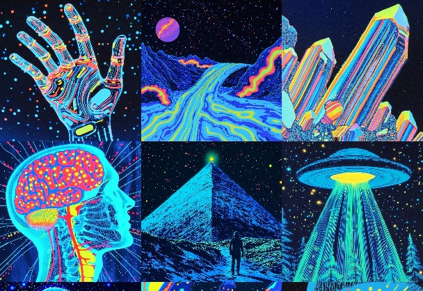 迷幻科幻艺术风格