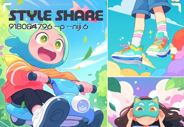 清新可爱的儿童插画风格