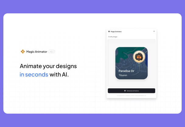 Figma  AI 动画神器丨Magic Animator 